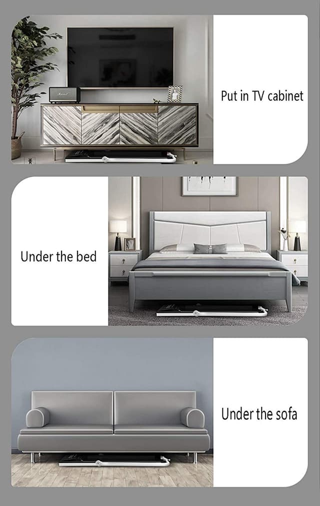 Cool Baby COOLBABY PBJ11 Fitness Treadmill (3.5 HP Peak) Foldable Treadmill for Home Walking Pad - Slim Enough to be Stored Under Bed