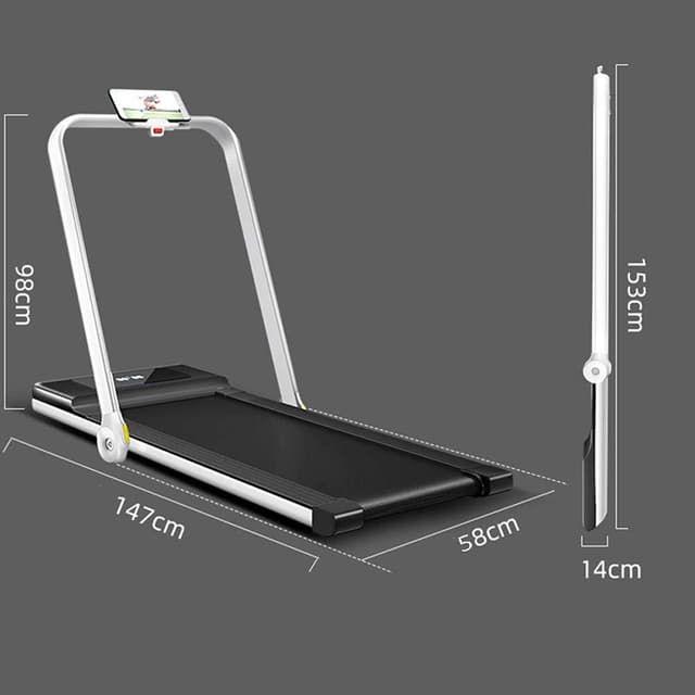 Cool Baby COOLBABY PBJ11 Fitness Treadmill (3.5 HP Peak) Foldable Treadmill for Home Walking Pad - Slim Enough to be Stored Under Bed