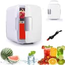 ثلاجة صغيرة 4L أبيض Mini Car Refrigerator Portable - COOLBABY