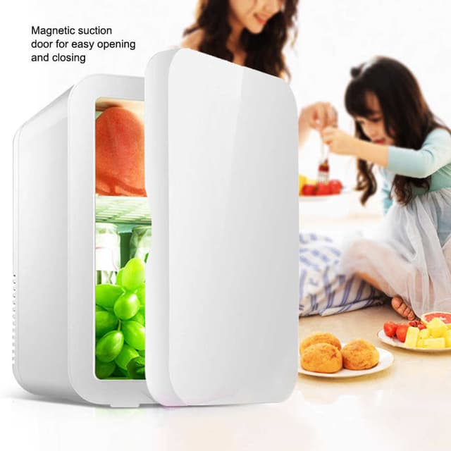 Cool Baby COOLBABY CZBX03 8L Mini Refrigerator Small Car Home Fridge Portable Dual-Use Travel Freezer Ultra Quiet Low Noise Cooler Warmer
