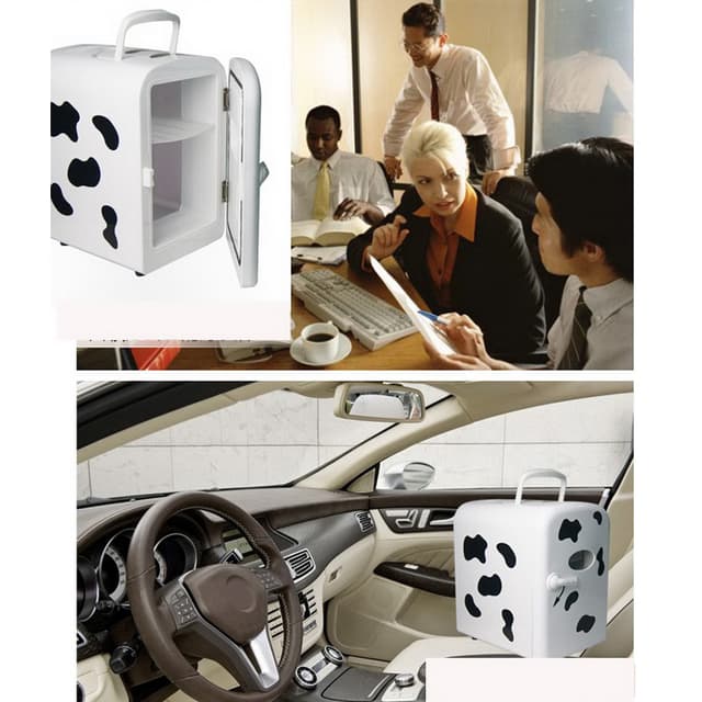 ثلاجة صغيرة للسيارة 4L أبيض Mini Car Freezer Refrigerator - COOLBABY