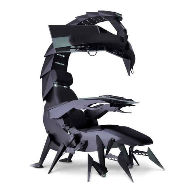 Cool Baby COOLBABY TKC Zero Gravity Imperator Works Computer Ergonomic Scorpion Integrated Cockpit Gaming Chair,Black(Customized products)