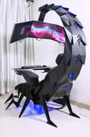 Cool Baby COOLBABY TKC Zero Gravity Imperator Works Computer Ergonomic Scorpion Integrated Cockpit Gaming Chair,Black(Customized products)