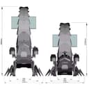 Cool Baby COOLBABY TKC Zero Gravity Imperator Works Computer Ergonomic Scorpion Integrated Cockpit Gaming Chair,Black(Customized products)