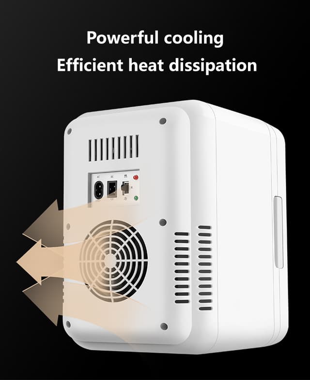 ثلاجة صغيرة للسيارة 8L زهري Car Refrigerator Mini Fridge - COOLBABY