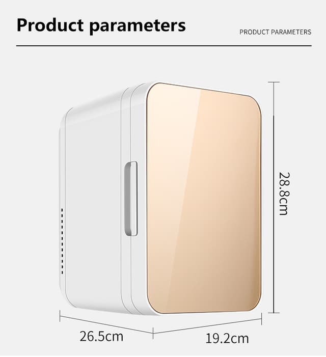 ثلاجة صغيرة للسيارة 8L زهري Car Refrigerator Mini Fridge - COOLBABY