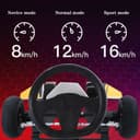 سكوتر كهربائي درفت للبالغين وللأطفال - 36 فولت - أبيض وأصفر COOLBABY DP10-OR-LHX electric scooter go cart electric