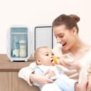 Cool Baby COOLBABY CZBX06 Mini Fridge 6 Liter Dual Use Small Refrigerator Car/Home Cooler Warmer Portable Freezer Heating & Cooling Makeup Fridge