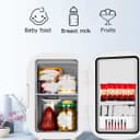 Cool Baby COOLBABY CZBX06 Mini Fridge 6 Liter Dual Use Small Refrigerator Car/Home Cooler Warmer Portable Freezer Heating & Cooling Makeup Fridge