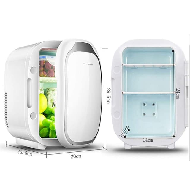 ثلاجة صغيرة 6L أبيض Mini Fridge Dual Use - COOLBABY - SW1hZ2U6NTk1OTQ4