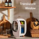 ثلاجة صغيرة 8L أبيض Mini Refrigerator Household Cosmetics Dual-use - COOLBABY