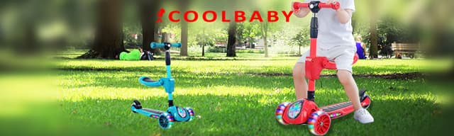 سكوتر ثلاثي العجلات للأطفال 2 في 1 COOLBABY Children's scooter