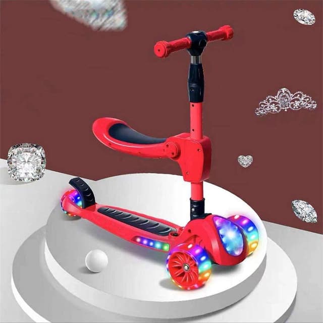سكوتر ثلاثي العجلات للأطفال 2 في 1 COOLBABY Children's scooter