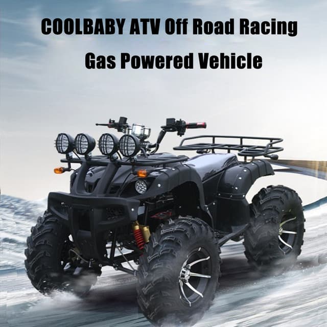 دراجه ناريه بأربع عجلات 150cc تعمل بالوقود كوول بيبي COOLBABY DGN01 Gas Powered Vehicle Motorbike Beach Buggy