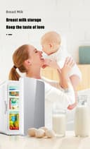 ثلاجة صغيرة للسيارة 10L أزرق Car Refrigerator Mini Fridge - COOLBABY - 215501