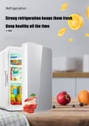 ثلاجة صغيرة للسيارة 10L أزرق Car Refrigerator Mini Fridge - COOLBABY - 215502