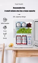 ثلاجة صغيرة للسيارة 10L أزرق Car Refrigerator Mini Fridge - COOLBABY - 215504