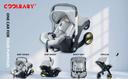 Cool Baby COOLBABY ETAQY01 Baby stroller car seat two-way baby carrier rocking chair cradle four-in-one stroller portable stroller foldable suspension wheel