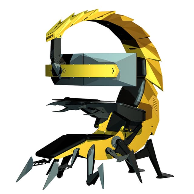 Cool Baby COOLBABY TKC Zero Gravity Imperator Works Computer Ergonomic Scorpion Integrated Cockpit Gaming Chair,Black(Customized products)
