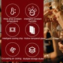 ثلاجة مشروبات إلكترونية 33 لتر كوول بيبي COOLBABY CZBX19 Mini Red Wine Cabinet