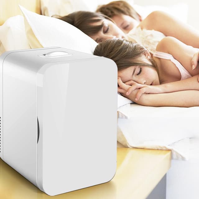 Cool Baby COOLBABY CZBX03 8L Mini Refrigerator Small Car Home Fridge Portable Dual-Use Travel Freezer Ultra Quiet Low Noise Cooler Warmer