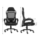 Cool Baby COOLBABY BGY04 Black Office Chair, Ergonomic Desk Chair, Computer Mesh Chair with Lumbar Support and Flip-up Arms