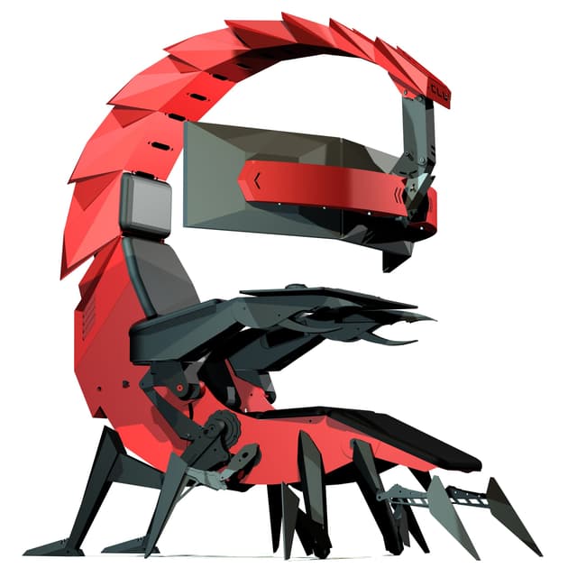 Cool Baby COOLBABY TKC Zero Gravity Imperator Works Computer Ergonomic Scorpion Integrated Cockpit Gaming Chair,Black(Customized products)