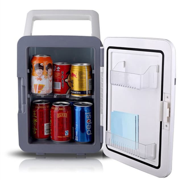ثلاجة صغيرة للسيارة 10L أبيض Car Refrigerator Dual-use - COOLBABY
