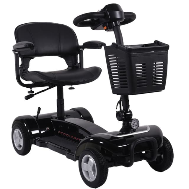 كرسي متحرك كهربائي لذوي الإحتياجات الخاصة رباعي العجلات 190 كيلوغرام 250 واط كوول بيبي COOLBABY X-01 Golf Cart Electric Adult Mobility Scooter Trolley