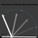 Cool Baby COOLBABY PBJ11 Fitness Treadmill (3.5 HP Peak) Foldable Treadmill for Home Walking Pad - Slim Enough to be Stored Under Bed