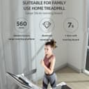 Cool Baby COOLBABY PBJ23 Fitness Automatic Treadmill - Foldable Motorized Walking & Running Machine - with 10 inch Touchscreen & Auto Incline