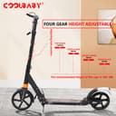 سكوتر ثنائي العجلات للأطفال والبالغين Cool Baby CS003 Folding Scooter For Adult Hight-Adjustable Scooter