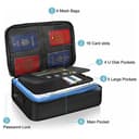 Cool Baby COOLBABY SSZ324 Document Storage Bag Home Office Travel Security Bag with Lock, Multipurpose Document Bag for Laptop, Contracts, Passports, Certificates