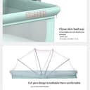 سرير اطفال متنقل قابل للطي والتفكيك مع مفصلات تعديل الارتفاع عادي وهزاز كول بيبي Coolbaby Portable Removable Crib Folding Adjustable Height Spliced-Size Crib Baby Crib