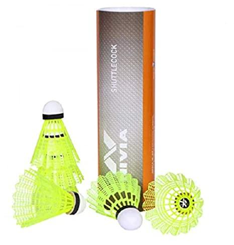 كرة ريشة عدد 6 - فوسفوري NIVIA BADMINTON SHUTTLECOCK GX-001