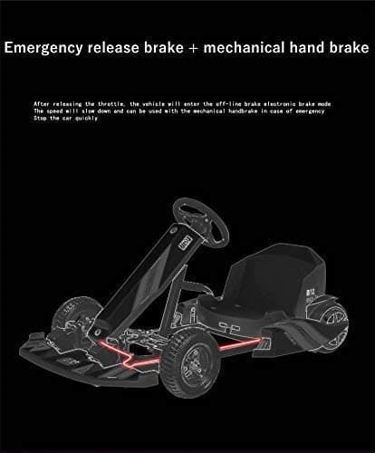 سكوتر كهربائي درفت للبالغين وللأطفال - 36 فولت - أبيض وأصفر COOLBABY DP10-OR-LHX electric scooter go cart electric