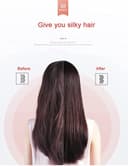 مصفف شعر 2 في 1 Temperture Control Hair straightener