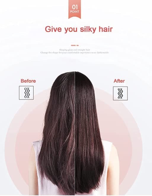 مصفف شعر 2 في 1 Temperture Control Hair straightener