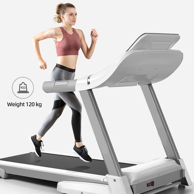 Cool Baby COOLBABY PBJ23 Fitness Automatic Treadmill - Foldable Motorized Walking & Running Machine - with 10 inch Touchscreen & Auto Incline