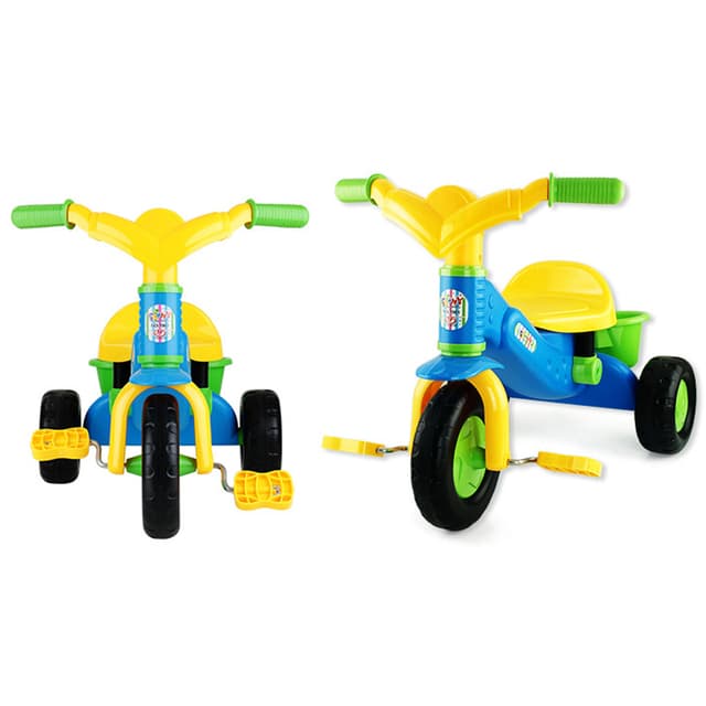 دراجه اطفال ثلاثية العجلات أصفر وأزرق كول بيبي Cool Baby COOLBABY TKSLC Kids Tricycle Baby Walkers Ride On Cars Safety Bicycle Stroller Outdoor Gear Toys