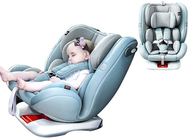 Cool Baby COOLBABY ETAQY02 child car seat for baby infant 0-4-12 years old universal rotatable two-way installation can sit and lie down - SW1hZ2U6NTkyMDEz