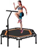 ترامبولين للكبار 45 انش مع مسند COOLBABY Gym Hexagonal Fitness Trampoline