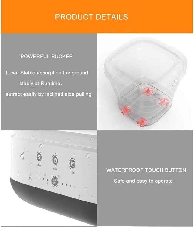 غسالة ملابس صغيرة قابلة للطي محمولة COOLBABY Portable Mini Folding Clothes Washing Machine
