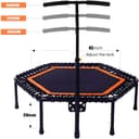 ترامبولين للكبار 45 انش مع مسند COOLBABY Gym Hexagonal Fitness Trampoline