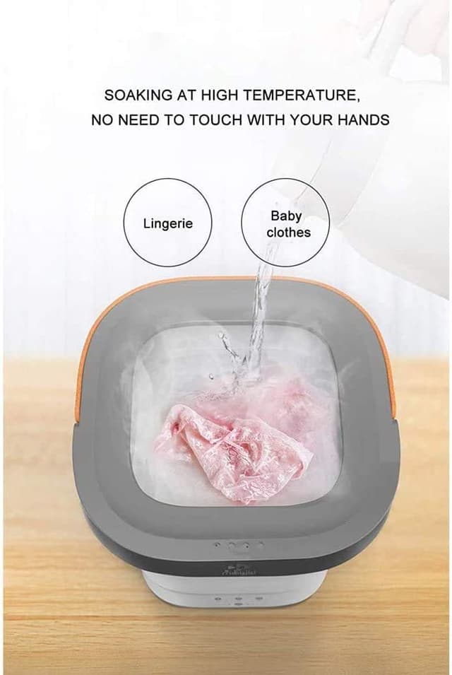 غسالة ملابس صغيرة قابلة للطي محمولة COOLBABY Portable Mini Folding Clothes Washing Machine
