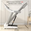Cool Baby COOLBABY PBJ23 Fitness Automatic Treadmill - Foldable Motorized Walking & Running Machine - with 10 inch Touchscreen & Auto Incline