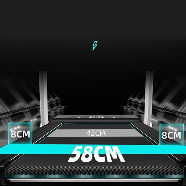 Cool Baby COOLBABY PBJ11 Fitness Treadmill (3.5 HP Peak) Foldable Treadmill for Home Walking Pad - Slim Enough to be Stored Under Bed