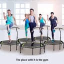ترامبولين للكبار 45 انش مع مسند COOLBABY Gym Hexagonal Fitness Trampoline
