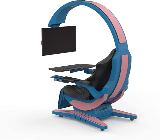 كرسي قيمنق إحترافي بمكبرات صوت INGREM YXC1A Coding Cabin Computer Cockpit Fat House Happy Chair - COOLBABY - 720901