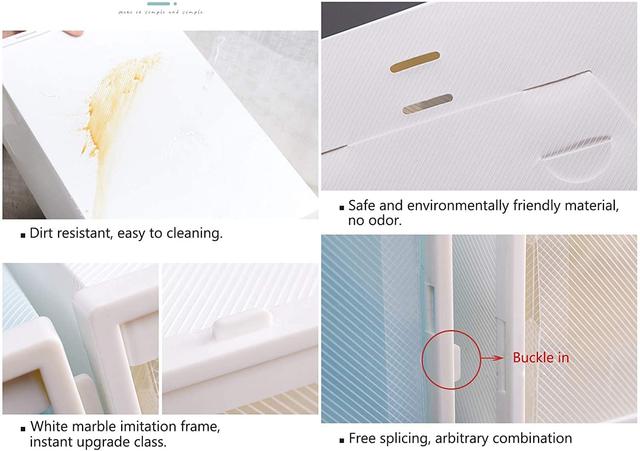 Cool Baby COOLBABY YLY010 24x Storage box Shoe box Shoe Storage box Transparent Shoe box Foldable Plastic drawer Stackable Storage Cabinet